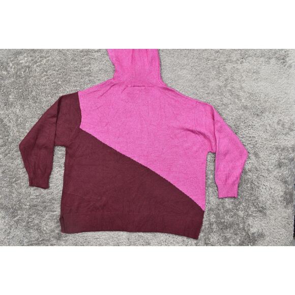 Lane Bryant Plus Size 22/24 Multicolor Pullover Sweater Knit Turtle Neck - Picture 2 of 8